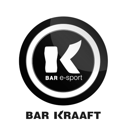 CONCEPTION ET CREATION DU DESIGN GRAPHIQUE DE BAR KRAAFT / BAR E-SPORT