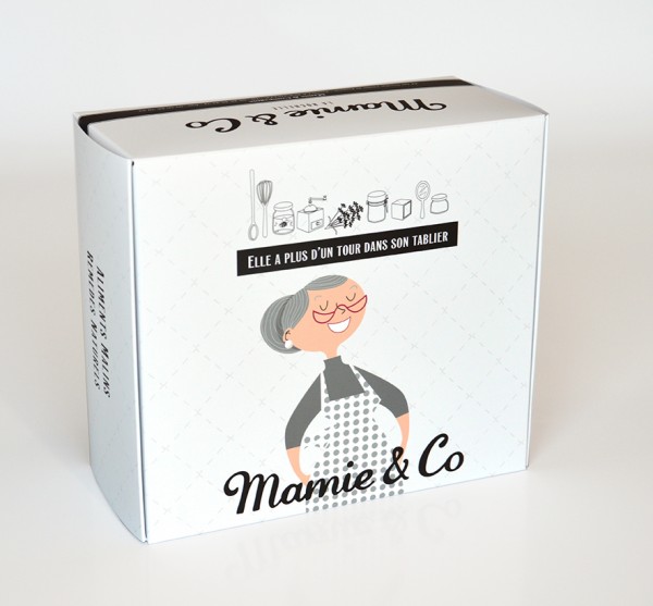 PACKAGING BOX MAMIE AND CO grise