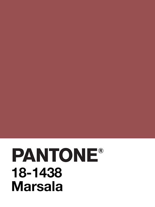 Pantone marsala