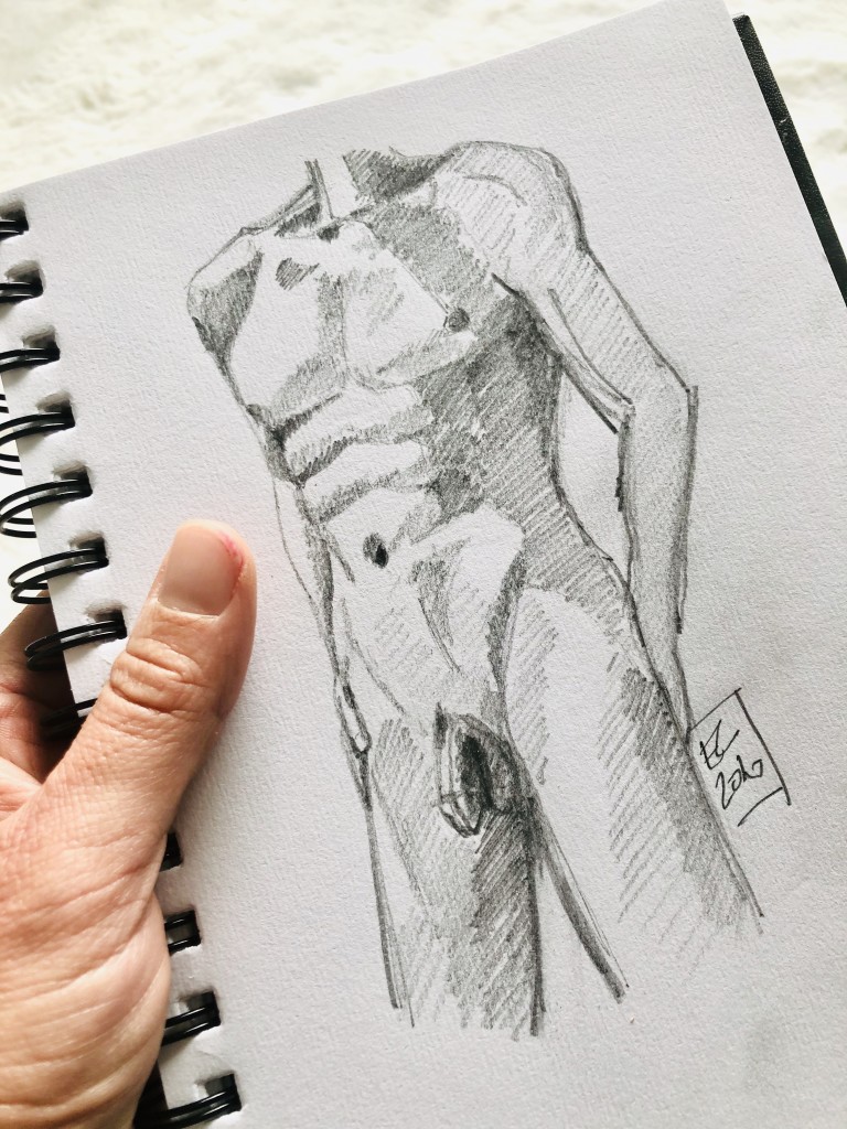 croquis de nu